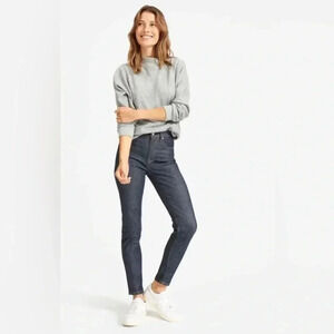 Everlane The High-Rise Skinny Dark Wash Jeans Size 27‎ RN# 139393